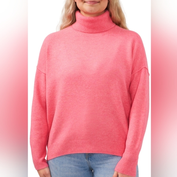 NWT🔥Vince Camuto Super Soft Turtleneck Sweater Pink or Blue Sz XXL - Picture 2 of 12